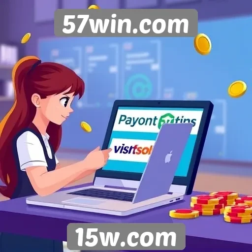 Métodos de pagamento aceitos em 57win.com